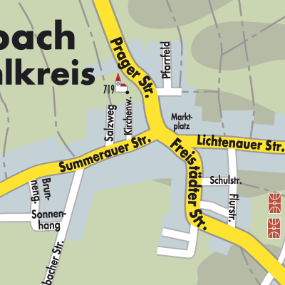 Stadtplan Rainbach im Mühlkreis