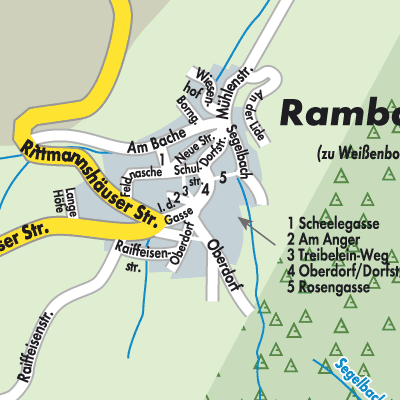 Stadtplan Rambach