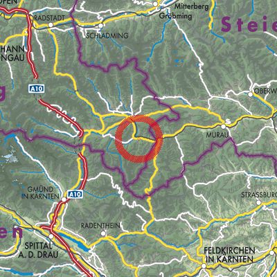 Landkarte Ramingstein