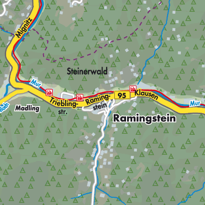 Übersichtsplan Ramingstein