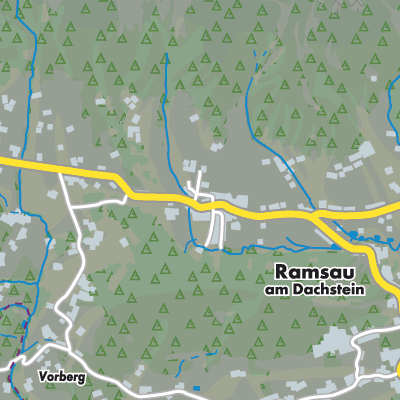 Übersichtsplan Ramsau am Dachstein