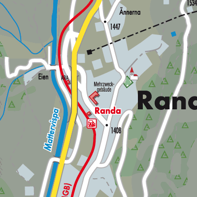 Stadtplan Randa