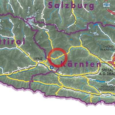 Landkarte Rangersdorf