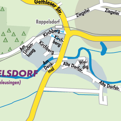 Stadtplan Rappelsdorf