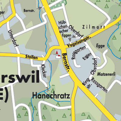 Stadtplan Rapperswil (BE)