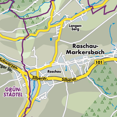 Übersichtsplan Raschau