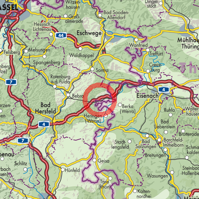 Landkarte Raßdorf