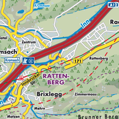 Übersichtsplan Rattenberg