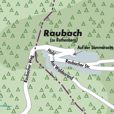 Stadtplan Raubach