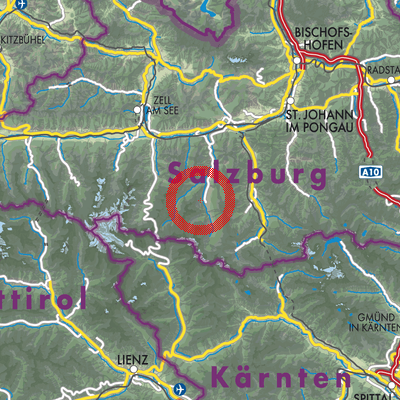 Rauris - Stadtpläne und Landkarten