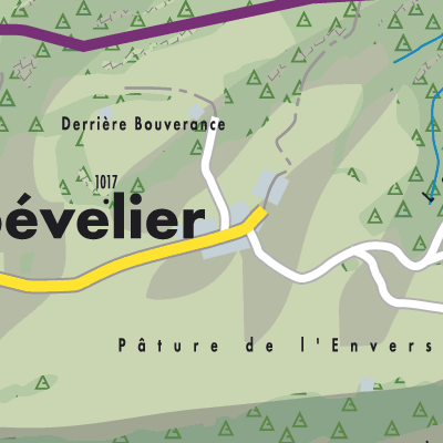 Stadtplan Rebévelier