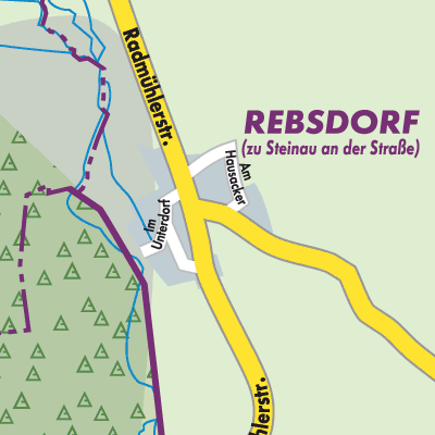 Stadtplan Rebsdorf