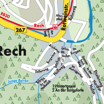 Stadtplan Rech