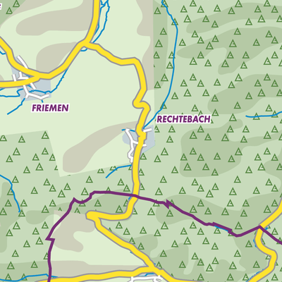 Übersichtsplan Rechtebach