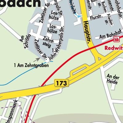 Stadtplan Redwitz an der Rodach (VGem)
