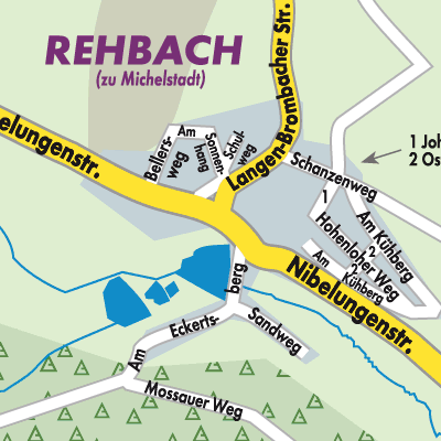 Stadtplan Rehbach