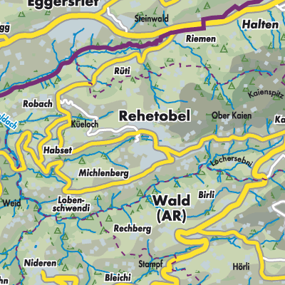 Übersichtsplan Rehetobel