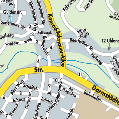 Stadtplan Reichelsheim