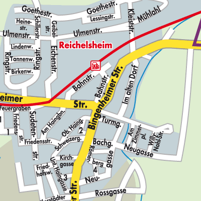 Stadtplan Reichelsheim (Wetterau)