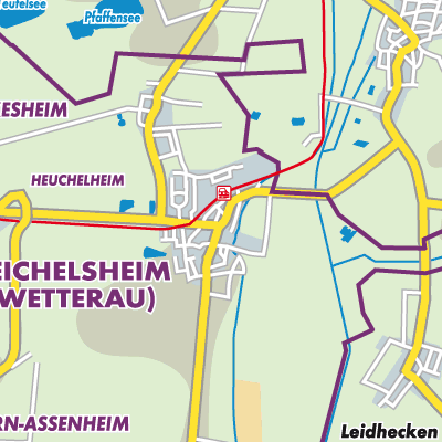 Übersichtsplan Reichelsheim (Wetterau)