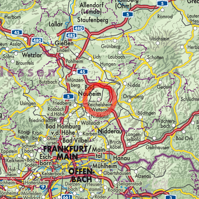 Landkarte Reichelsheim