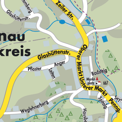 Stadtplan Reichenau im Mühlkreis