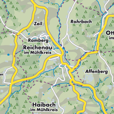 Übersichtsplan Reichenau im Mühlkreis