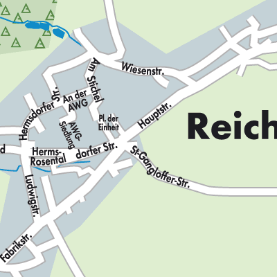 Stadtplan Reichenbach