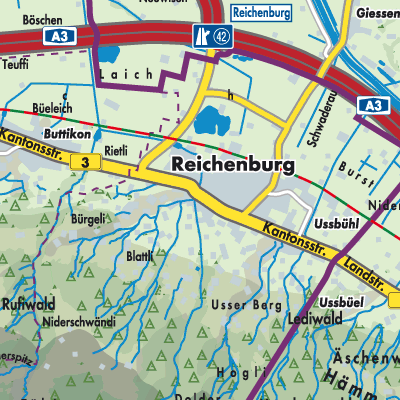 Übersichtsplan Reichenburg
