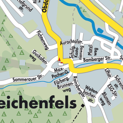 Stadtplan Reichenfels