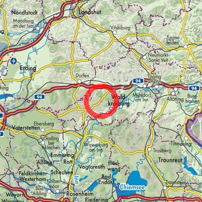 Landkarte Reichertsheim (VGem)