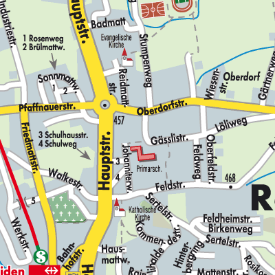 Stadtplan Reiden