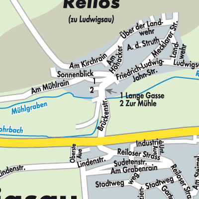 Stadtplan Reilos