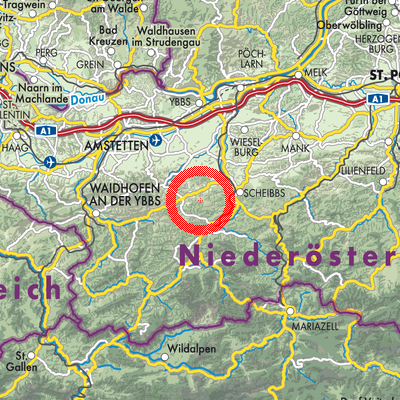 Landkarte Reinsberg