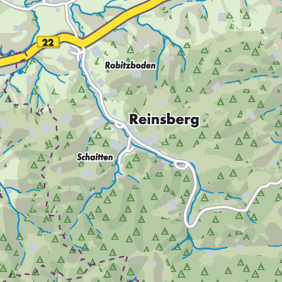 Übersichtsplan Reinsberg