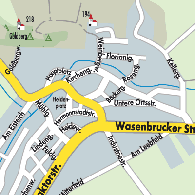 Stadtplan Reisenberg
