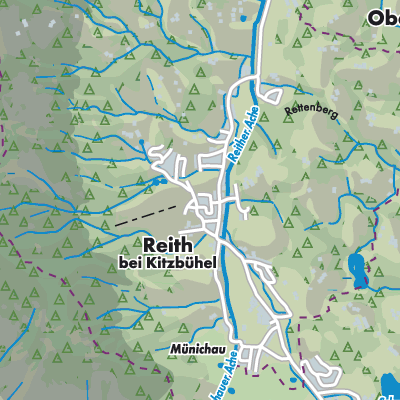 Übersichtsplan Reith bei Kitzbühel