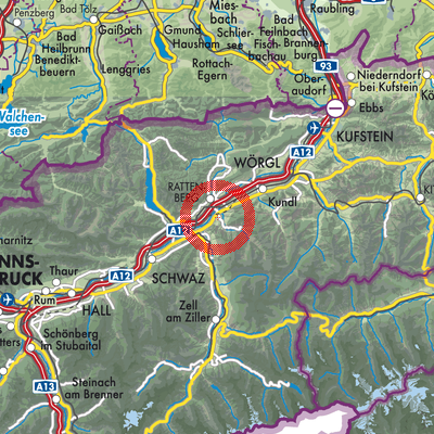 Landkarte Reith im Alpbachtal