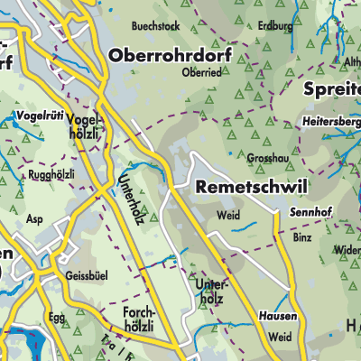 Übersichtsplan Remetschwil