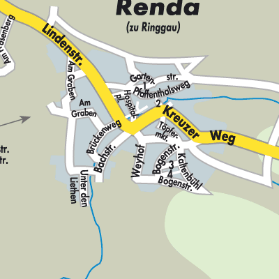 Stadtplan Renda