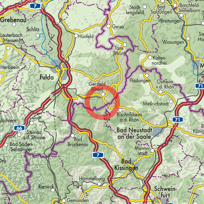 Landkarte Rengersfeld