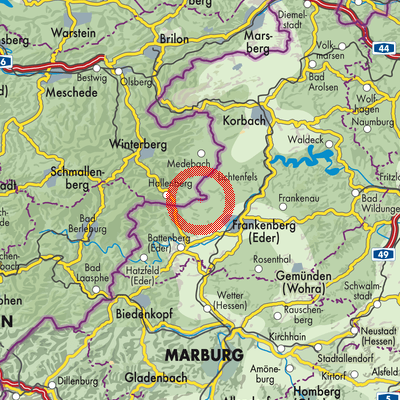 Landkarte Rengershausen