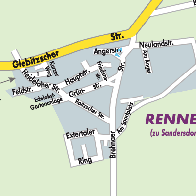 Stadtplan Renneritz
