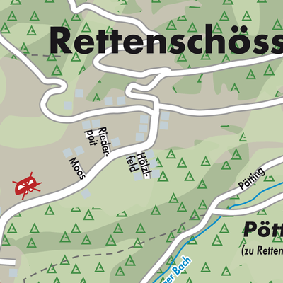 Stadtplan Rettenschöss