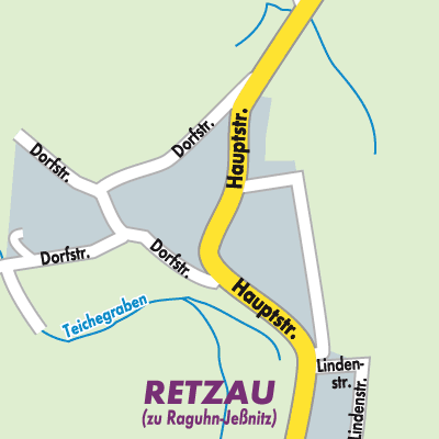 Stadtplan Retzau