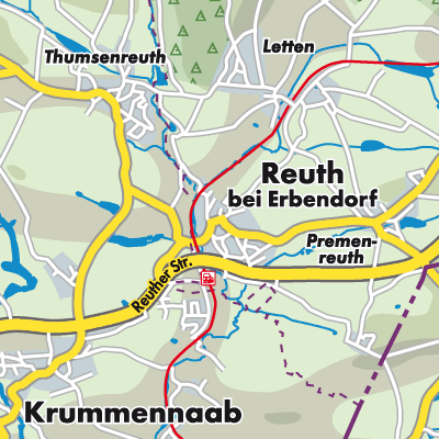 Übersichtsplan Reuth b.Erbendorf