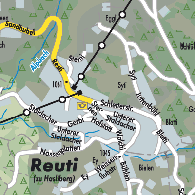 Stadtplan Hasliberg Reuti