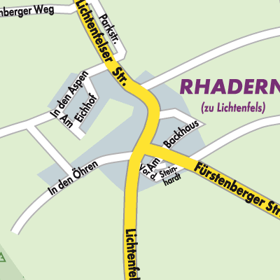 Stadtplan Rhadern