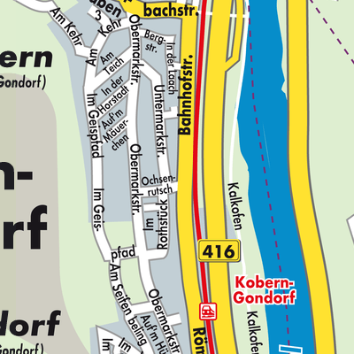 Stadtplan Rhein-Mosel