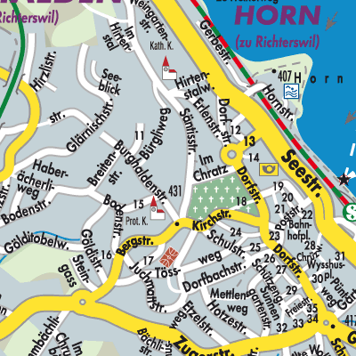 Stadtplan Richterswil